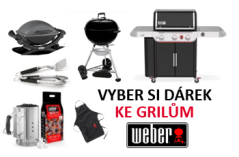 Vyber si dárek ke grilům WEBER