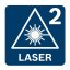 Bosch 0601063W01 GLL 2-15 G + BT 150 křížový laser zelený