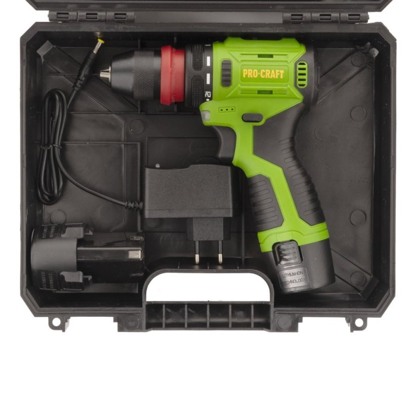 Procraft PA 12 Pro DFR aku vrtací šroubovák 12 V 2x2Ah
