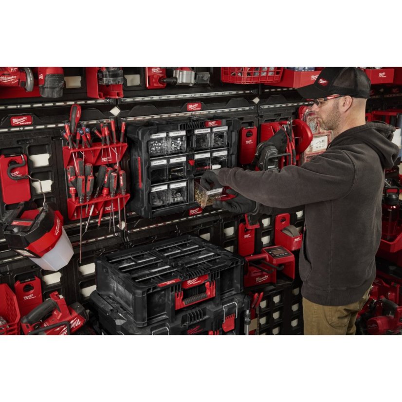Milwaukee PACKOUT™ organizér s vyklápěcími boxy 4932498323