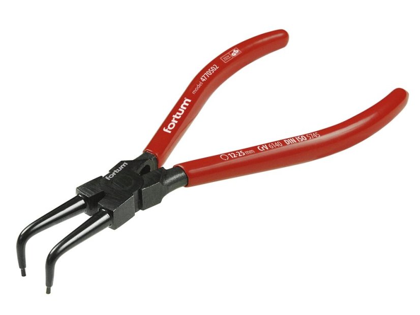 FORTUM 4770502 kleště seeger zahnuté vnitřní, 140mm