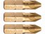 FORTUM 4741372 hrot křížový pozidriv, sada 3ks, PZ 2x25mm,titan. úprava, S2