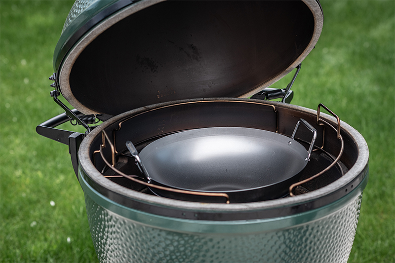 Big Green Egg Wok karbonová pánev s bambusovou špachtlí 120779 Large, Xlarge