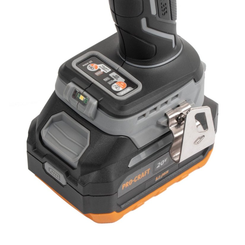 Procraft Industrial CD20A-1b-c aku příklepový vrtací šroubovák 20 V 1x4Ah