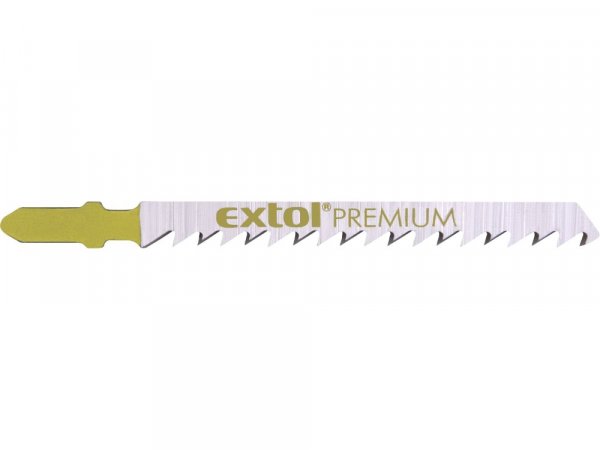 EXTOL PREMIUM 8805007 plátky do přímočaré pily 5ks, 75x4,0mm, HCS