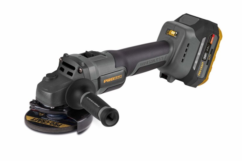 Procraft Industrial AG125A aku úhlová bruska 125 mm 20 V 1x4Ah