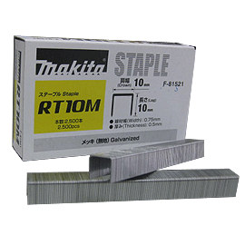 Makita F-81521 spony 10 mm 2500 ks