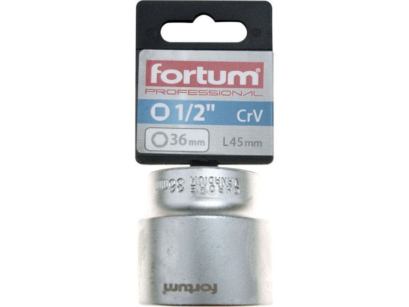 FORTUM 4700436 hlavice nástrčná 1/2", 36mm, L 47mm