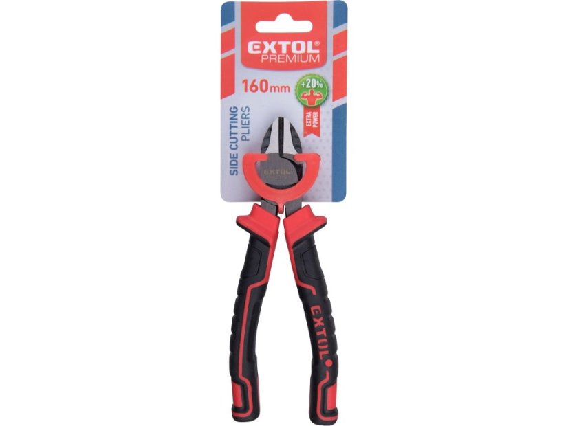 EXTOL PREMIUM 8813196 kleště štípací boční POWER, 160mm