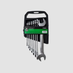 GK TOOLS P16041 sada plochých klíčů 6-22 mm 8 dílů matný chrom