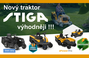 Teď je ideální čas koupit traktor STIGA výhodněji!