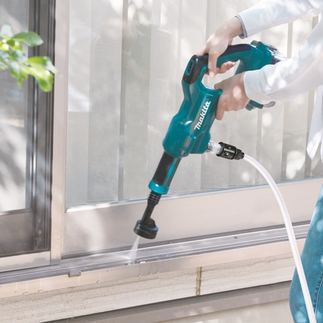 Makita DLX2583T aku set DLM330 aku sekačka a DHW180 aku tlaková myčka Li-ion 18V LXT 1x5Ah