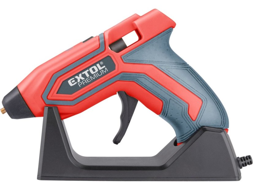 EXTOL PREMIUM 8891500 pistole tavná lepící aku, ?7,2mm, 4V Li-ion, 1500mAh