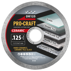 Procraft DR125 diamantový řezný kotouč Ceramic 125mm