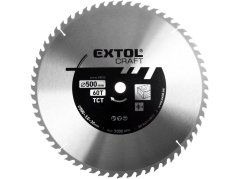 EXTOL CRAFT 19125 kotouč pilový s SK plátky, O 500x3,8x30mm, 60T