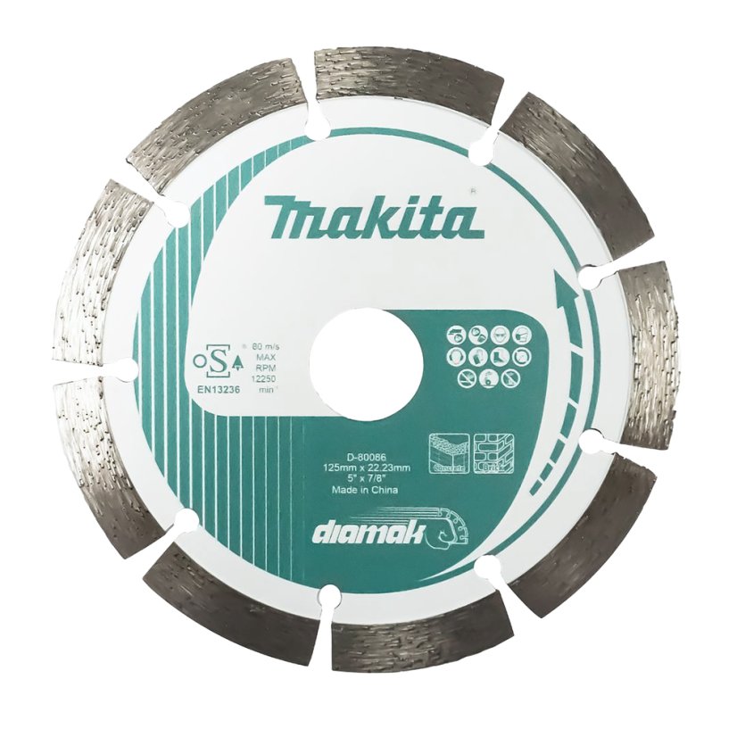 Makita D-80086 125x22.23mm kotouč řezný diamantový segmentový Diamak