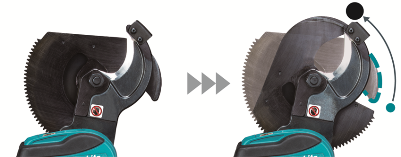 Makita DTC101ZK au nůžky na kabely Li-ion LXT 18V, bez aku