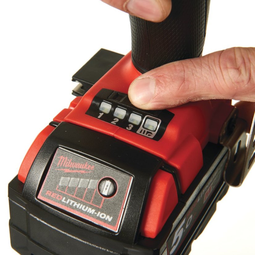 Milwaukee M18 FQID-502X aku hydraulický rázový utahovák 1/4" Hex 2x5Ah 4933451790