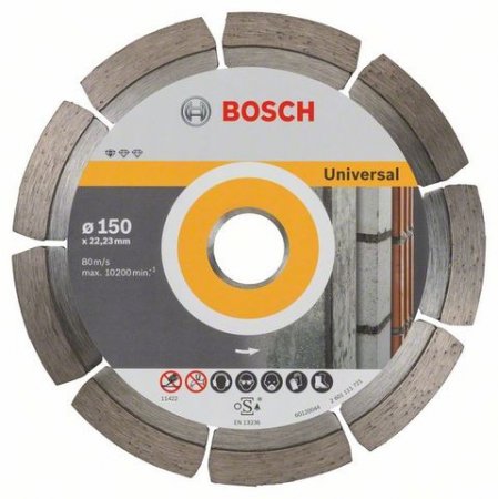 Bosch 2608603246 diamantový dělicí kotouč Standard for Universal 150 x 22,23 x 2 x 10 mm