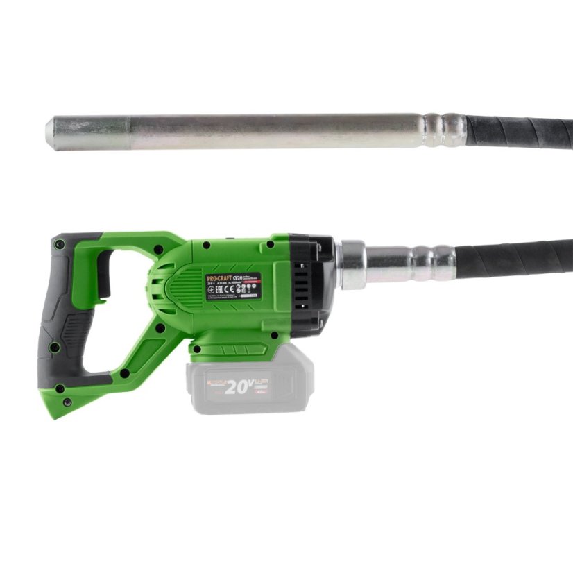 Procraft CV20bb aku zhutňovač betonu 20V bez aku