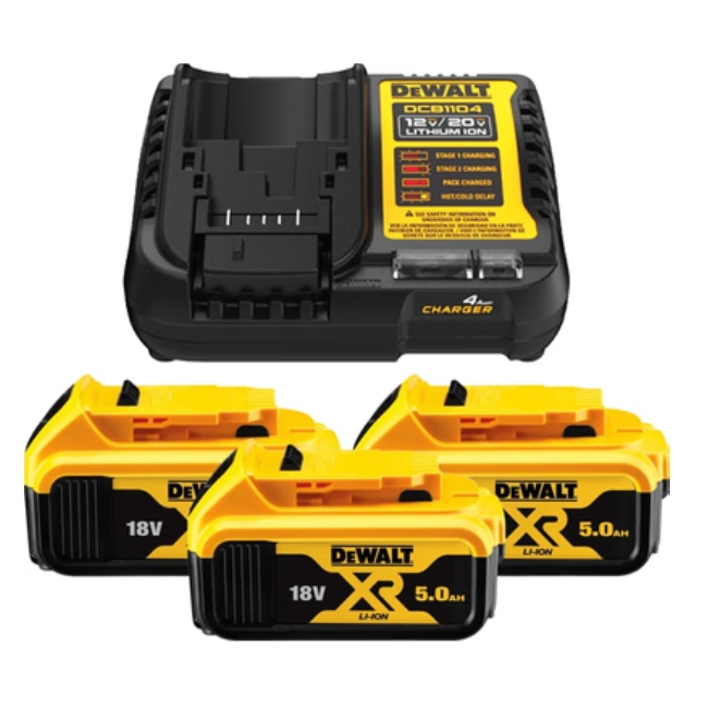 Dewalt DCK428P3T aku sada nářadí DCD796, DCF894, DCG405, DCH273, 3x5,0 Ah, kufr TSTAK