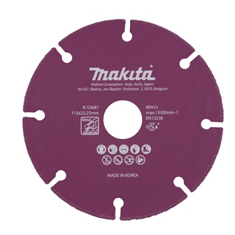 Makita B-53687 diamantový kotouč na kov 115x1.3x22,23