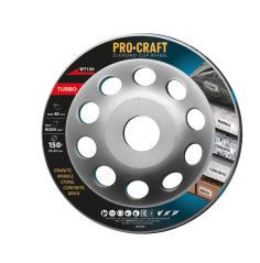 Procraft WT150 diamantový brusný kotouč turbo 150mm