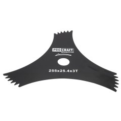 Procraft H-3T/D nůž do křovinořezu 255x25.4mm 3Z DRAGON