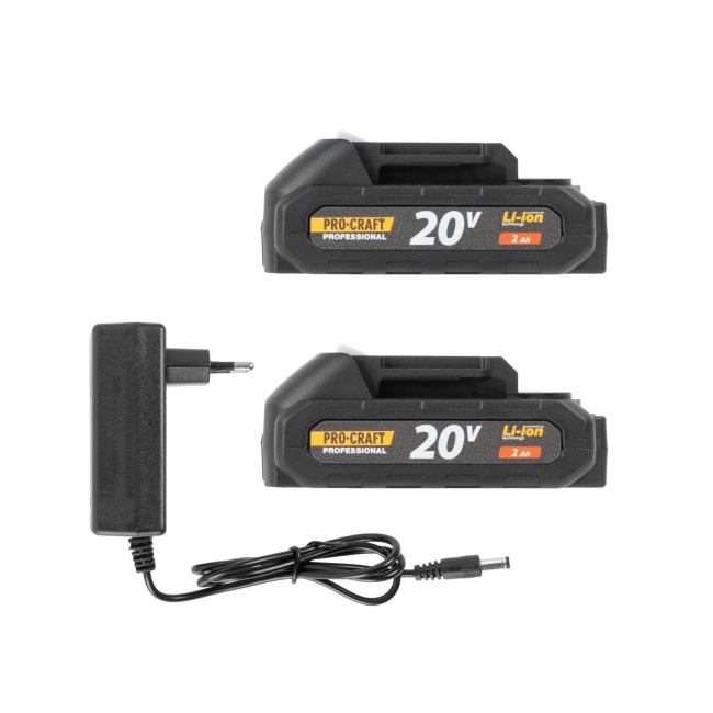Procraft PTA24 aku vyžínač 20 V 2x 2Ah