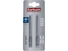 FORTUM 4741221 hrot křížový phillips, sada 2ks, PH 1x90mm, S2