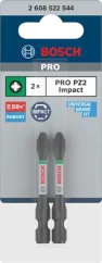 Bosch bit PRO Pozidriv Impact, PZ2, 55 mm, 2 ks 2608522544