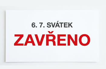Provozní doba ve svátek 6.7.2026