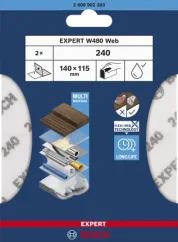 Bosch brusná síť Expert W480 G240, 2ks 2608902383