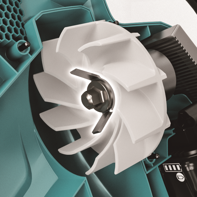Makita DUB187Z aku ofukovač/vysavač Li-ion LXT 18V bez aku Z
