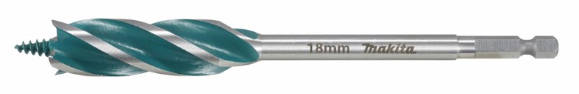 Makita E-26668 vrták do dřeva 18x165mm čtyřbřitý šestihran 1/4"