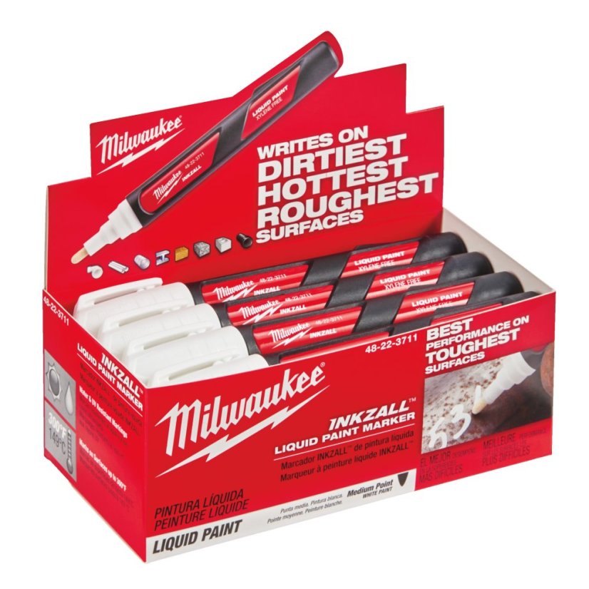 Milwaukee INKZAL™ tekutý značkovač bílý 48223711