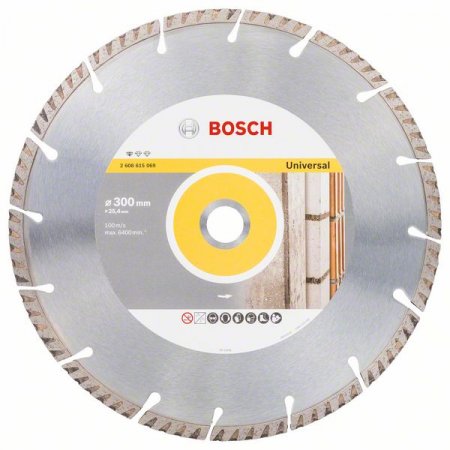 Bosch Dia kotouč Standard for Universal 300 x 25,40 x 3,3 mm, 1ks