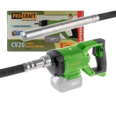 Procraft CV20bb aku zhutňovač betonu 20V bez aku