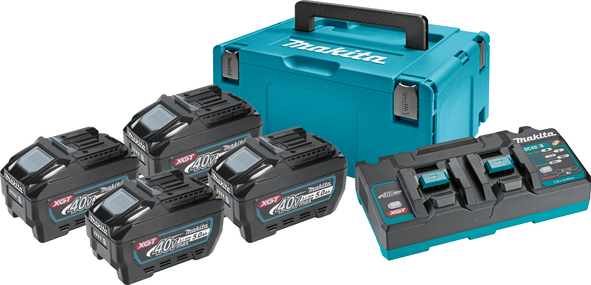 Makita 191U42-2 sada Li-ion XGT 40V BL4050F*4+DC40RB*1+TYPE3 Makita 191U42-2 sada Li-ion XGT 40V BL4050F*4+DC40RB*1+TYPE3