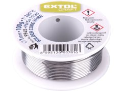 EXTOL CRAFT 9945 drát pájecí Sn30/Pb70, O 1mm, 100g