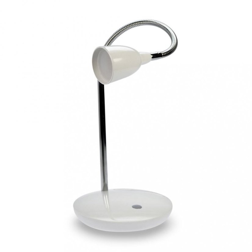 Solight WO32-W LED stolní lampička, 2.5W, 3000K, podstavec, bílá barva
