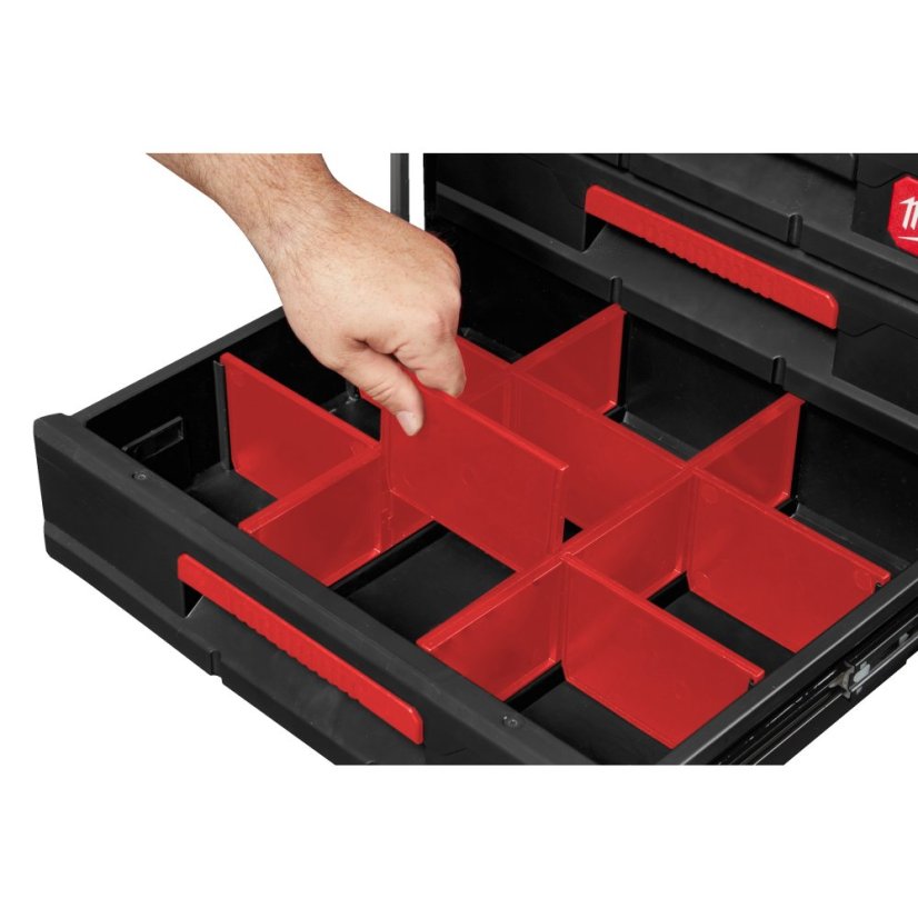 Milwaukee PACKOUT™ box na nářadí se 3 zásuvkami - Packout 3 Drawer Tool Box 4932472130