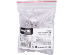 EXTOL CRAFT 413222 filtr s konektorem pro rychlospojku, průhledný, G 3/4”