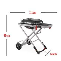 Weber 1500527 Traveler Compact přenosný plynový gril