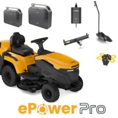 Stiga Estate 598e ePower PRO bateriový zahradní traktor + 2x aku baterie 40 Ah