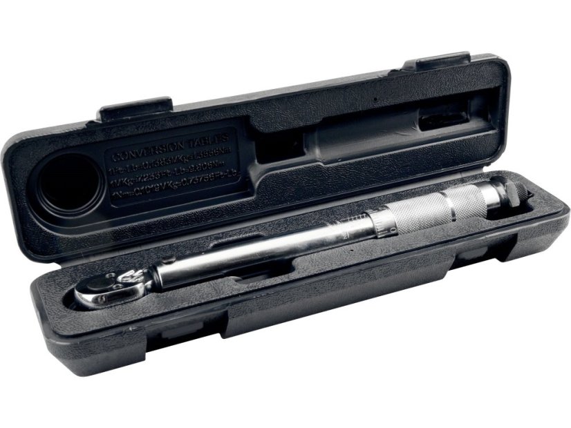 EXTOL PREMIUM 910182 klíč momentový, 1/4", 5-25Nm, L 240mm, CrV