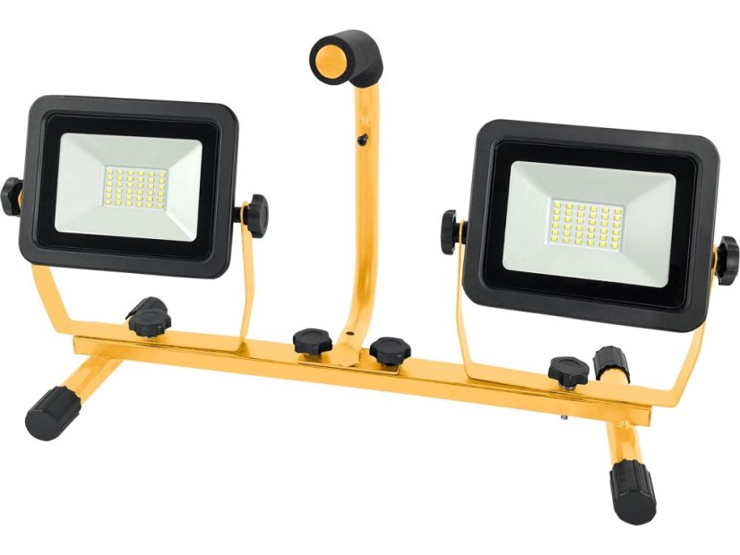 EXTOL LIGHT reflektor LED, 2x2700lm, se stojanem 180cm