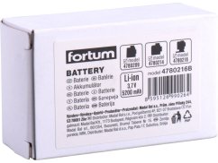FORTUM 4780216B baterie akumulátorová k laserům, 3,7V, Li-ion, 5200mAh (19,2Wh)