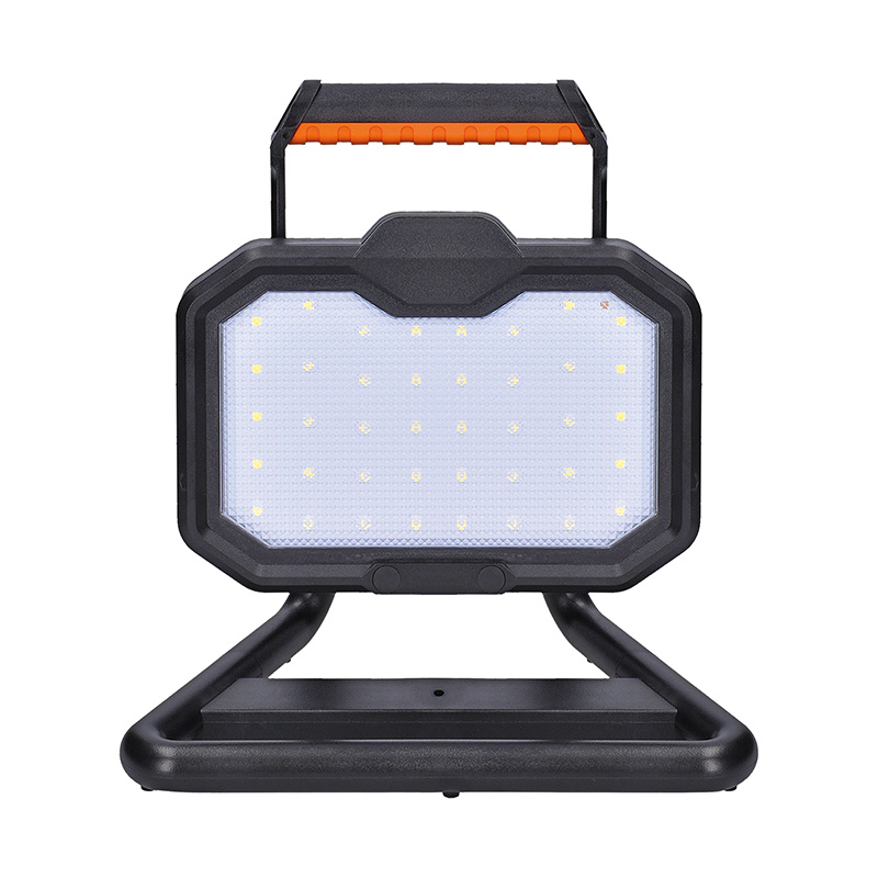 Solight WM-20W-RE LED reflektor 20W, přenosný, nabíjecí, 2000lm, oranžovo-černý