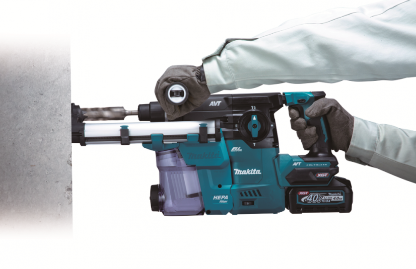 Makita HR008GZ06 aku kombinované kladivo SDS-plus s AWS Li-ion 3,9J XGT 40V bez aku Z